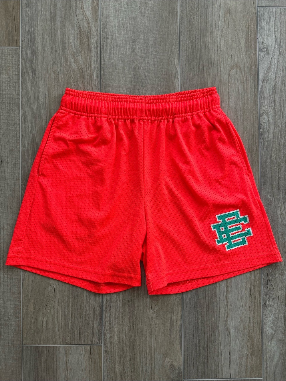Eric Emanuel EE Basic Shorts ‘Fiery Coral Teal’